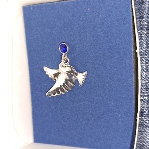 Dove pin small silver bird brooch Avon
